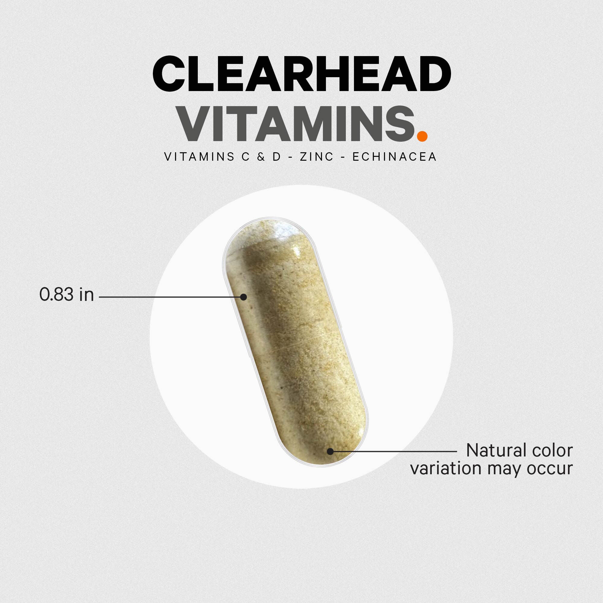 Clearhead Daily Multivitamins  - 90 Capsules (30 Servings)
